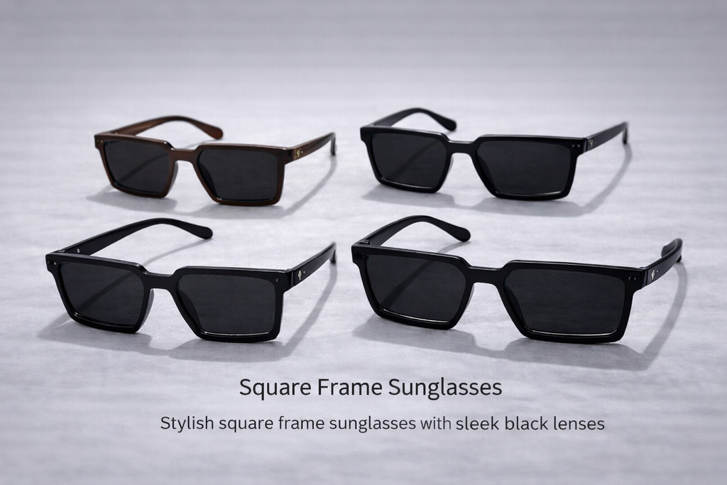Square Frame Sunglasses Collection