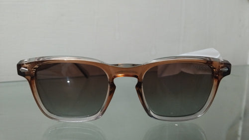 Classic Transparent Brown Square Sunglasses for Men & Women – UV Protection, Stylish Everyday Eyewear