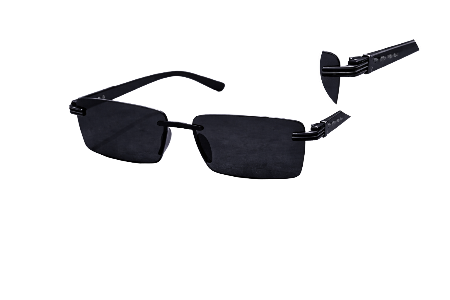 Modern Rimless Sunglasses