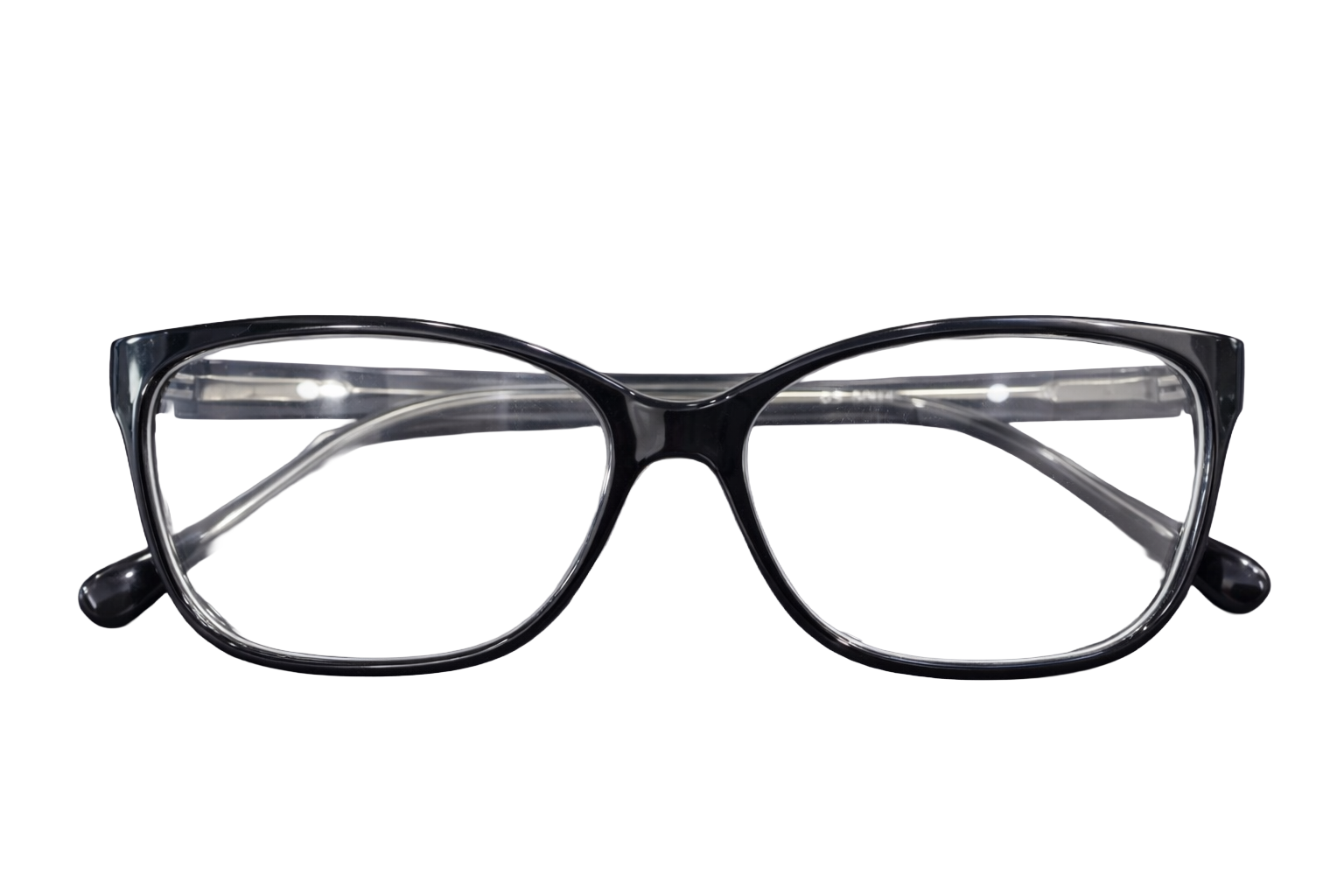 Glossy Black Rectangular Eyeglasses | Full-Rim Acetate Optical Frames for Men & Women