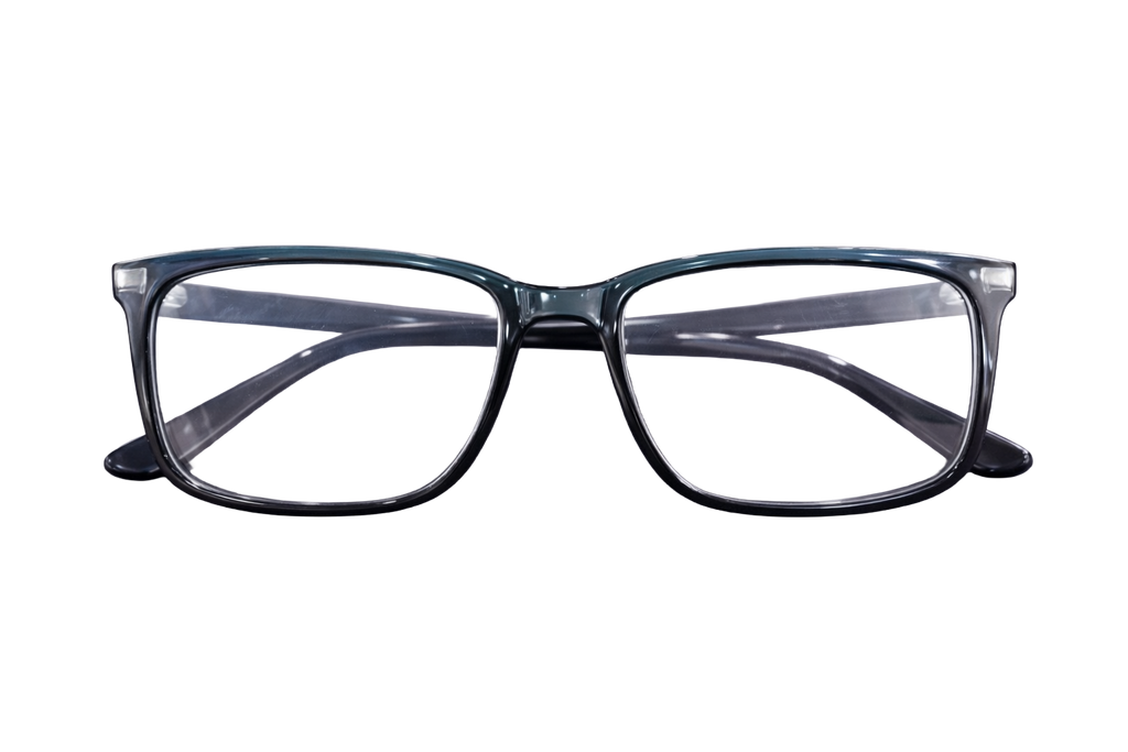 Full-Rim Rectangular Eyeglasses | Gradient Blue & Black Acetate Optical Frames